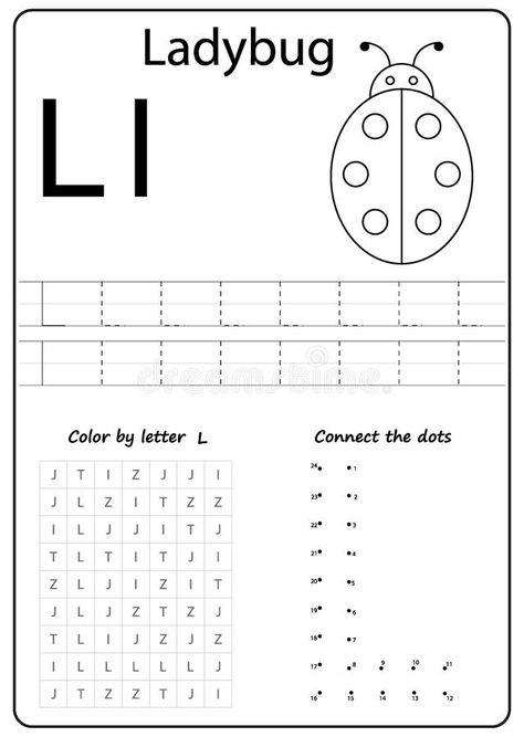 Writing letter L. Worksheet. Writing A-Z, alphabet, exercises game for kids. royalty free illustration Letter L Worksheet, Letter Writing For Kids, Letter L Worksheets, Letters Illustration, Kindergarten Halloween, Letter B Worksheets, Worksheet Preschool, Letter Worksheets For Preschool, Alphabet Writing Practice