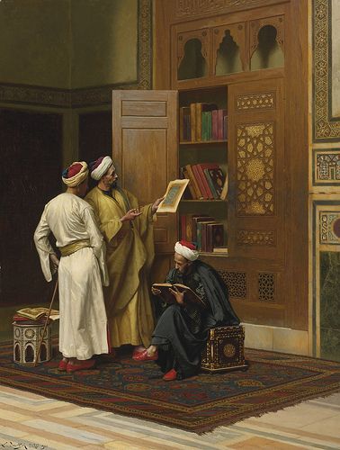 Scholars of the Al-Azhar University by Ludwig Deutsch | Flickr Art Arabe, العصور الوسطى, Seni Arab, Middle Eastern Art, Timur Tengah, Arabian Art, Islamic Culture, Art Classique, Islamic Artwork