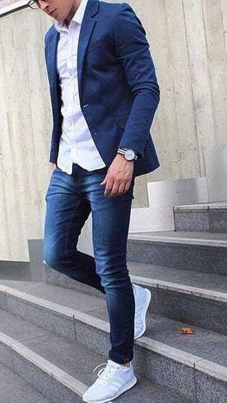 Stil Masculin, Blazer Outfits Men, Blazer Outfits Casual, Formal Men Outfit, Mens Fashion Blazer, Mens Casual Outfits Summer, Stylish Men Casual, Mens Casual Dress Outfits, Herren Outfit