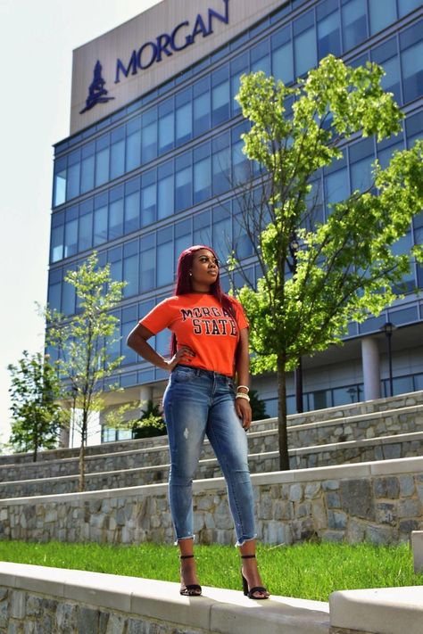 Morgan State Graduation Pictures, Hbcu Graduation, Morgan State University, Graduation Goals, Hbcu Grad, Graduation Photo Ideas, Asia Monet, Senior Things, Asia Monet Ray