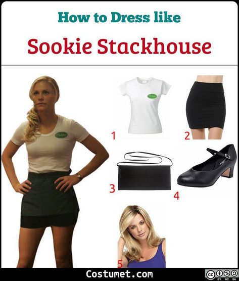 True Blood Costume, Tara True Blood, Blood Costume, Sookie Stackhouse, Green Apron, Waist Apron, Spooky Scary, Cosplay Halloween, True Blood