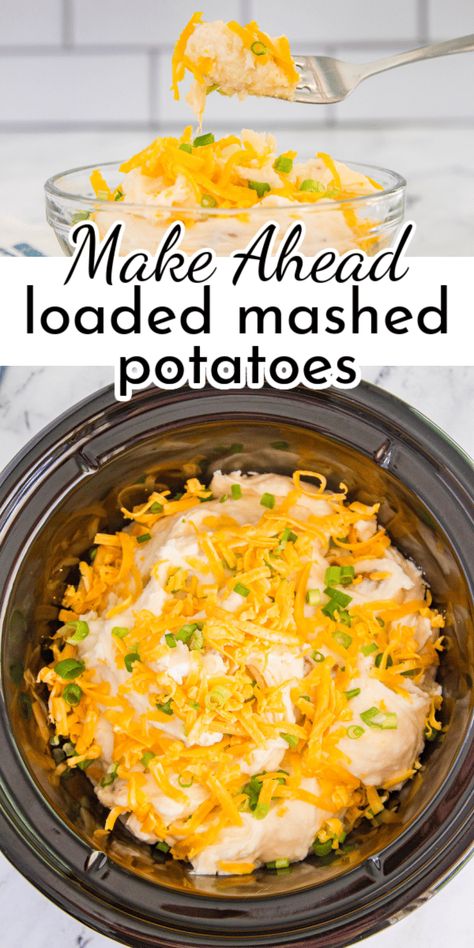 Frozen Mashed Potatoes, Potato Recipes Crockpot, Mashed Potatoes Thanksgiving, Loaded Mashed Potato Casserole, Make Ahead Mashed Potatoes, Crockpot Mashed Potatoes, Crock Pot Potatoes, Easy Mashed Potatoes, Homemade Mashed Potatoes