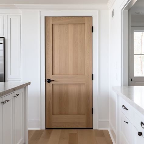 Fall 2023 LookBook – Timber & Hutch Maple Doors With White Trim, Farmhouse Interior Trim Styles, Interior Solid Wood Doors, Stained Door With White Trim, Stained Wood Interior Doors, Wood Doors With White Trim, White Trim With Wood Doors, White Oak Interior Doors, Natural Wood Interior Doors