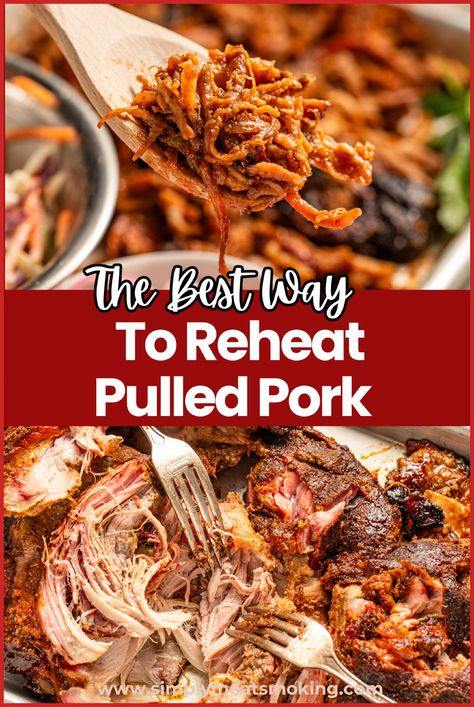 Enjoying pulled pork is easy with the right reheating methods. Using a crock pot keeps the meat juicy and flavorful. If you're curious about how to reheat pulled pork in the oven, this method will add a nice touch. For those with leftovers, this guide explains how to reheat leftover pulled pork so you can savor the taste again. Save the recipe for later! Reheat Pulled Pork, Pulled Pork In The Oven, Pork In The Oven, Pulled Pork Oven Recipe, Pulled Pork Crock, Bacon Wrapped Tenderloin, Pulled Pork Oven, Smoked Pork Recipes, Pulled Pork Leftover Recipes