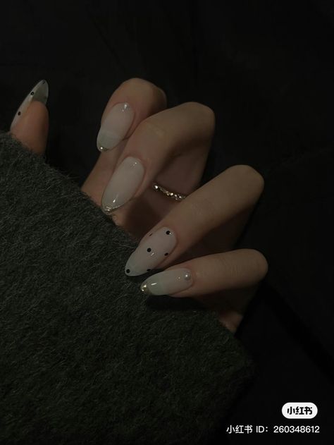 Douyin Nails Almond, Nail Douyin, Douyin Style, Douyin Nails, Kpop Nails, Aesthetic Nail, Aesthetic Nails, Nails Almond, Cute Aesthetic