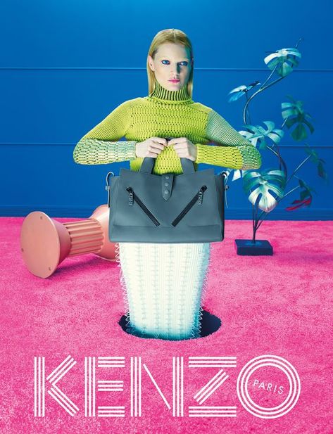 Kenzo F/W 14.15 | Guinevere Van Seenus and Robbie McKinnon | Ph: Pierpaolo Ferrari Kenzo Ad, Trippy Photos, Avant Garde Fashion Photography, Pierpaolo Ferrari, Guinevere Van Seenus, Fashion Promotion, Ad Fashion, Rita Ora, Fashion Advertising