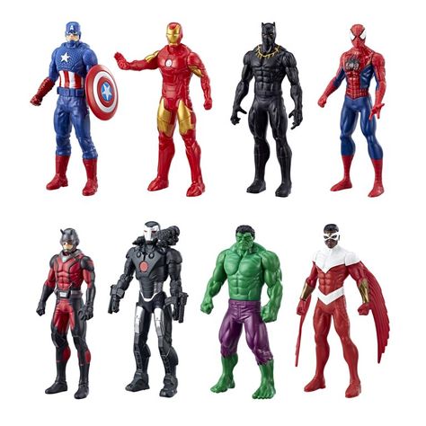 Marvel Ultimate Protectors Figure, 8 Pack - Walmart.com Marvel Figures, Falcon Marvel, Hulk Action Figure, Marvel Hulk, Marvel Figure, Marvel Action Figures, Marvel Toys, Marvel Legends Series, Hulk Marvel