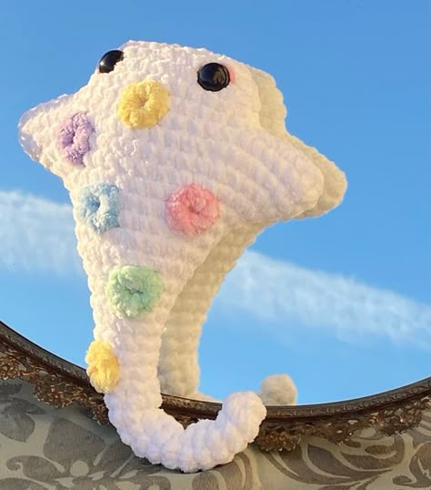 Fruit Loops Stingray free crochet toy patterns amigurumi teddy bears #freecrochettoypatternsamigurumiteddybears #crochet #crochettoy #crochetpattern #crochetpatterns 1.1418 Free Crochet Toy Patterns, Stingray Plush, Crochet Stingray, Toys Quotes, Crochet Snail, Crocheted Stuff, Easy Crochet Animals, Crochet Turtle, Fruit Loops