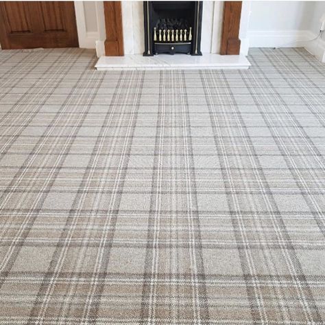 This stunning carpet is from our Axminster Tartan Collection and is available in a number of colours. This creates such a warm and cosy environment for any home! Tartan Carpet Bedroom, Plaid Carpet Office, Tartan Plaid Carpet, Plaid Wall To Wall Carpeting, Tartan Carpet Living Room, Plaid Carpet Living Room, Plaid Wall To Wall Carpet, Plaid Carpet Basement, Plaid Carpet Bedroom