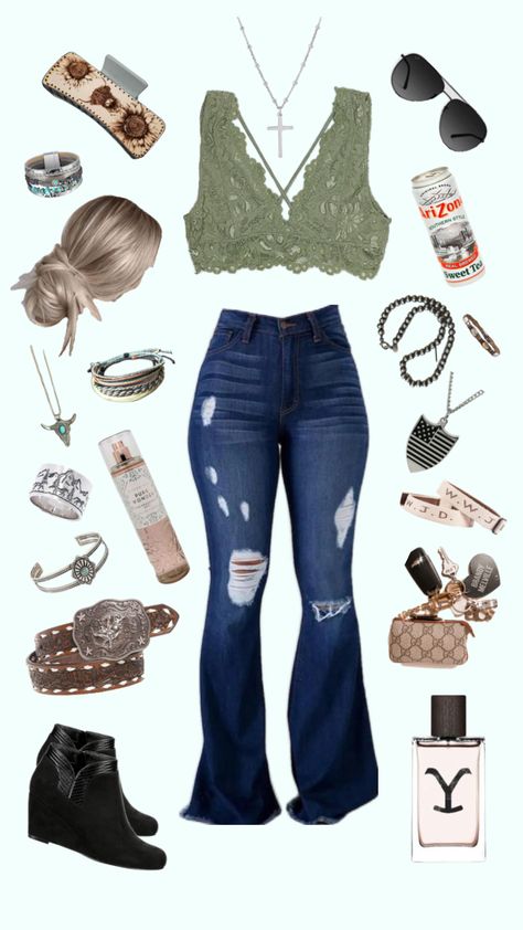 #outfit #outfitideas #outfitinspiration #outfitinpso #outfitidea #westernoutfit #westernstyle #westernwear #western #fits #fitsporation #country #countrygirl #comfy #comfyfit #f4f #f4fofc #f4ff #fyp Punchy Western Outfits, Cute Cowgirl Outfits, Western Fits, Casual Country Outfits, Cowgirl Style Outfits, Outfit Polyvore, Southern Outfits, Cute Clothing Stores, Country Style Outfits