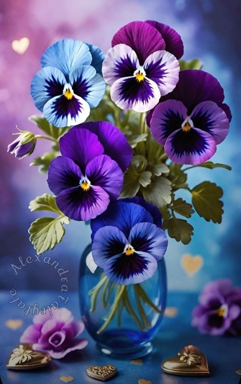 Pansy Wallpaper, Ultra Wallpaper, Purple Bouquet, Flowers Wallpapers, Lovely Flowers Wallpaper, Flowers Bouquet Gift, Pansies Flowers, Wallpaper Nature Flowers, Blue Bouquet