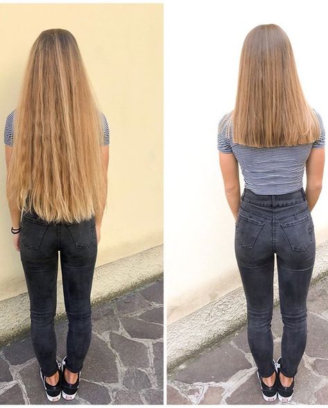 Rapunzel Haircut, Hair Cuts 2020, Medium Layers, Hairstyles And Makeup, 100 Hairstyles, Long Hair Cut Short, Before And After Haircut, Layered Curly Hair, Long To Short Hair