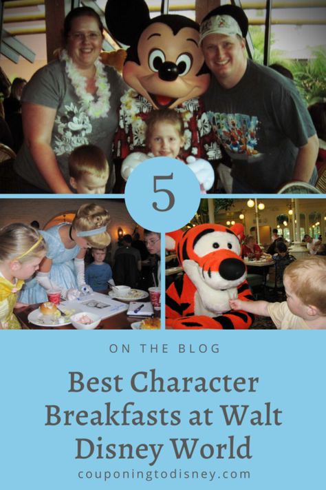 5 Best Character Breakfasts at Walt Disney World Disney Character Breakfast, Disney Character Dining, Dining At Disney World, Mickey And Pluto, Restaurant Breakfast, Disney Tickets, Polynesian Resort, Character Dining, Disney World Vacation Planning