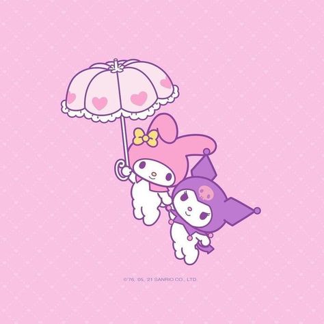 Sanrio And Kuromi, Kuromi And My Melody, Kitty Wallpaper, Hello Kitty Wallpaper, My Melody, We Heart It, Hello Kitty, Kitty, Lost