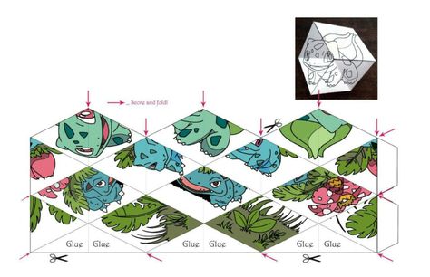 Pokemon Printables, Papercraft Pokemon, Diy Kaleidoscope, Rainy Day Activities For Kids, Pokemon Diy, Window Crafts, Pokemon Craft, Paper Toys Template, Pokemon Party