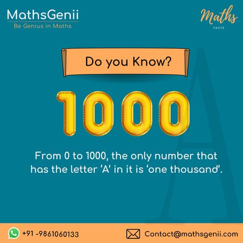 Do you want to see more facts in upcoming posts? Please let us know in the comments. Follow us for more amazing math quizzes, facts, questions, puzzles, tips and tricks. #cbse #maths #ncert #cbsemaths #mathstudent #mathskills #mathstudents #mathstricks #mathslover #mathsclass #mathsquiz #mathsmemes #mathspuzzle #mathsrevision #mathsexam #mathsquestions #quickmaths #mathsforlife #mathsgames #mathsforkids #mathstrick #mathsstudent #mathslove #mathematics #mathproblems #mathematician #mathclass Mathematics Images, Math Trivia, Mathematics Day, Maths Fun, Video Content Ideas, Maths Learning, Math Quizzes, Maths Exam, Maths Games