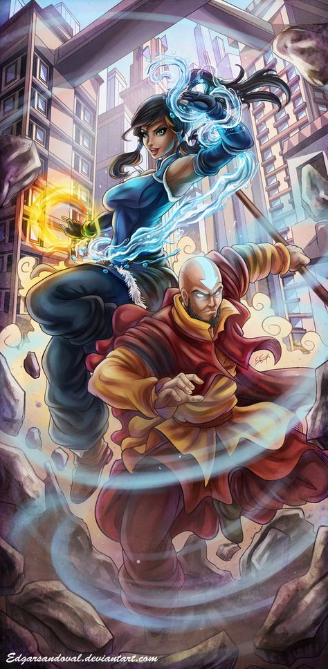 Bending Elements, Korra Comic, Elements Art, Avatar Ang, Avatar Legend Of Aang, Republic City, Avatar Picture, Avatar Series, Korra Avatar