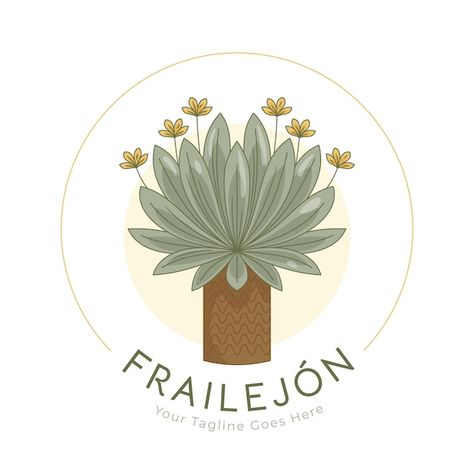 Diseño de logotipo de planta frailejon d... | Free Vector #Freepik #freevector #frailejon #logo-plantas #logo-personal #logo Logo Floral, Flower Boutique, Personal Logo, I Hope, Branding, Flowers, Quick Saves, Design