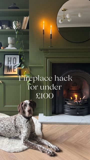 Georgina Raine on Instagram: "🔥 FIREPLACE HACK FOR UNDER £100! 🔥  Now it’s the ‘ber’ months I’m fully embracing Autumn & all the cosy vibes 🍂 so I thought I’d show you this little hack if you have a non-working fire which comes in at under £100!   What I bought:  • 1L insert £89 • 1L fuel from £3.71 • Logs (optional extra) these were £49 but I could do with a few more tbh 🙈  All from @bioethanolfireplace.co.uk not an ad but I would highly recommend! Super helpful & friendly service 🥰  Remember: Saftey first! Always follow manufacturer’s instructions, use responsibly & ensure proper safety measures are in place 🫶🏻  #fireplace #fireplacemakeover #fireplacedecor #openfire #castironfireplace #cosyvibes #bioethanolfireplace #bioethanol #livingroom #autumnvibes #livingroominspo #cosyhome Non Fire Fireplace Ideas, Electric Insert In Old Fireplace, Fake Fireplace Insert Ideas, Faux Log Burner, Replace Fireplace Insert, Fireplace Alternatives Ideas, Fireplace No Fire, Fireplace Without Fire, Nonfunctional Fireplace Ideas