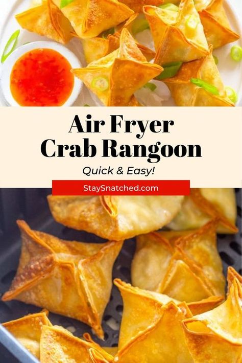 Air Fryer Crab Rangoon Egg Rolls, Air Fryer Hors D’oeuvres, Crab Air Fryer, Chicken Oyakodon, Crab Rangoon Air Fryer, Air Fryer Crab Rangoon, Air Fryer Appetizers, Chinese Night, Air Fryer Crab