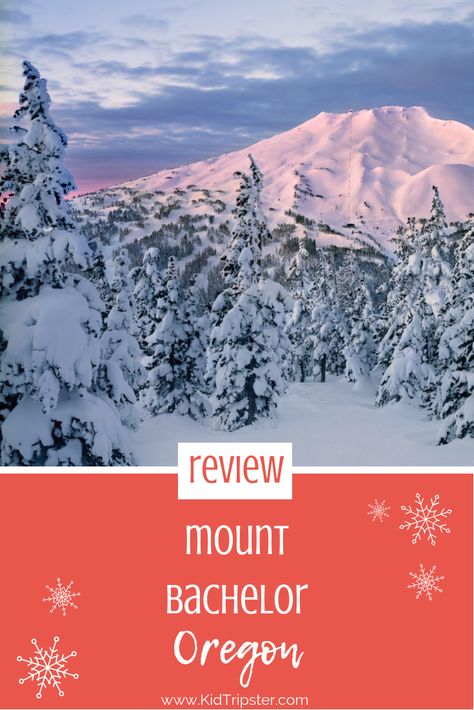 Considering a family ski trip? We review Mount Bachelor near Bend, Oregon. #skitrip #familyskitrip #skivacation #ski #skiing #snowboard #snowboarding #skiresort #winter #familyvacation #familytrip #travelingwithkids #travelingwithteens #kids #teens #family #familytravel #travel #traveltips #mountbachelor #bend #oregon Mount Bachelor Oregon, Canon Beach, Family Ski, Family Ski Trip, Oregon Vacation, Ski Trips, Ski Family, Ski Vacation, Hood River