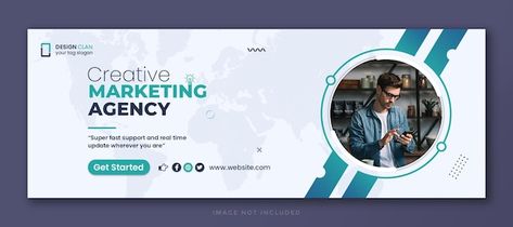 Digital marketing corporate social media... | Premium Psd #Freepik #psd #media #cover #social #post Social Media Cover Design, Corporate Social Media Post, Corporate Social Media, Creative Banners, Facebook Design, Facebook Banner, Social Post, Social Media Company, Digital Marketing Social Media