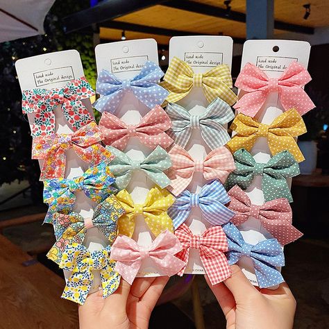 Smarter Shopping, Better Living! Aliexpress.com Cute Ponytails, Bow Accessories, Plaid Bow, Adult Crafts, Girls Sweet, Headband Hair, Crazy Hair, Girls Hair Accessories, Plaid Print