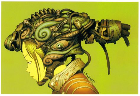 Tatsuyuki Tanaka, Art Cyberpunk, Arte Robot, Illustration Animation, Arte Cyberpunk, Art Et Illustration, Wow Art, Cyberpunk Art, Electronic Art