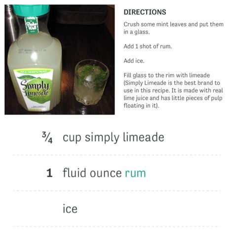 Simply Limeade Mojito Simply Limeade Mojito, Simply Limeade, Girly Drinks, Mojito Recipe, Shakes Drinks, Drinks Alcohol, Alcohol Drink Recipes, Adult Beverages, Drinks Alcohol Recipes