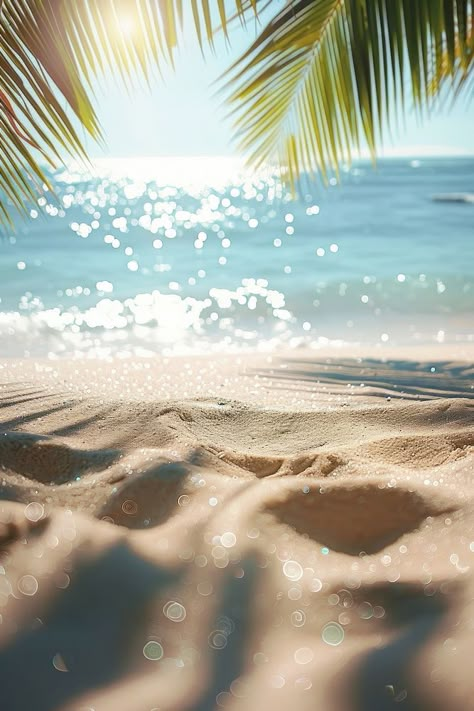 Tropical summer sand beach sea backgrounds outdoors. | premium image by rawpixel.com Sandy Beach Pictures, Soft Beach Aesthetic, Summer Nature Wallpaper, Tropical Beach Aesthetic, Ocean Iphone Wallpaper, Sea Backgrounds, Iphone Wallpaper Beach, Summer Beach Background, Iphone Wallpaper Summer