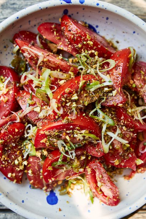 Summer Seasonal Recipes, Toasted Pistachios, Health 2023, Pickled Jalapenos, Diner Ideas, Tomato Dishes, Pickled Jalapeño, Savory Dishes, Summer Side Dishes