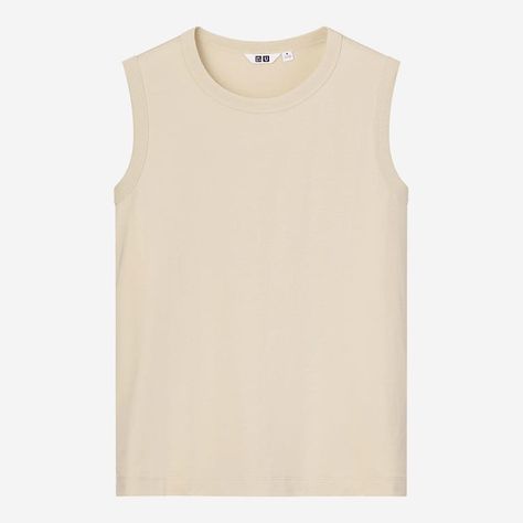 Beige Tank Top, Uniqlo U, Christophe Lemaire, Uniqlo Tops, Everyday Clothing, Spring Summer 2022, Modern Wardrobe, Kraken, Summer 2022