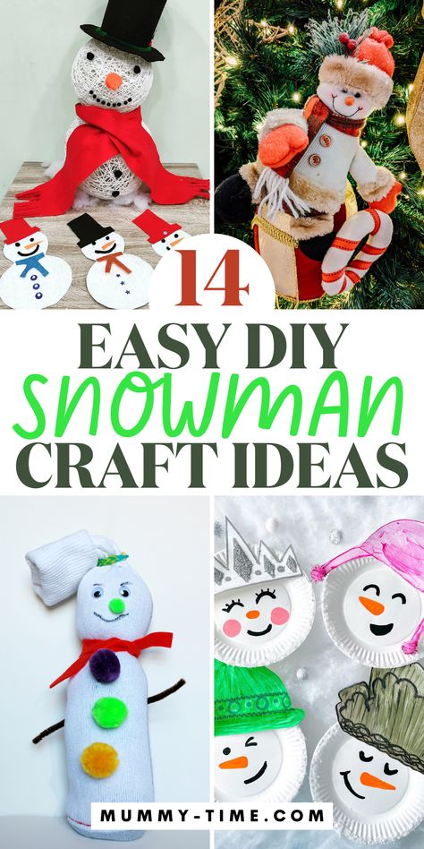 Get into the holiday spirit with these fun DIY snowman crafts! ⛄❄️ Whether you’re making ornaments or home decor, these cute snowman ideas are a great way to add some festive cheer. Save this pin for all your winter crafting inspiration! 📌✨ Foam Snowman Craft, Winter Crafts For Senior Citizens, Snowmen Crafts For Kids, Diy Snowman Crafts, Snowman Crafts For Kids, Diy Snowman Decorations, Snowman Ideas, Snowmen Crafts, Making Ornaments