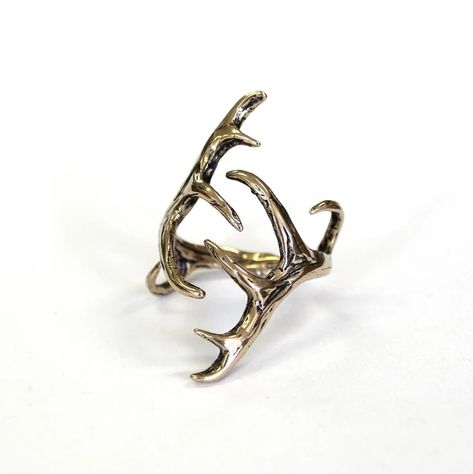 Rings Deer Antler Ring, Antler Pendant, Remembrance Necklaces, Elk Antler, Love Of Nature, Antler Ring, Elk Antlers, Bird Skull, Jewelry Care Instructions