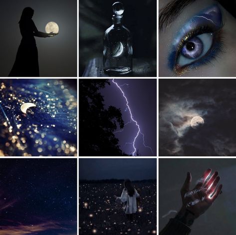 Moon Moodboard Aesthetic, Cloud Moodboard, Artist Persona, Moon Moodboard, Storm God, Blue Moodboard, Blackmore's Night, Nightmare Moon, Celestial Blue