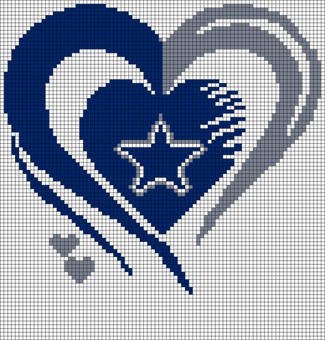 Dallas Cowboys Cross Stitch Patterns, Dallas Cowboys Perler Bead Patterns, Crochet Dallas Cowboys Blanket, Crochet Dallas Cowboys Star Pattern, Dallas Cowboys Plastic Canvas Patterns, Crochet Patriots, Pixel Macrame, Crochet Graphic, Football Ornaments