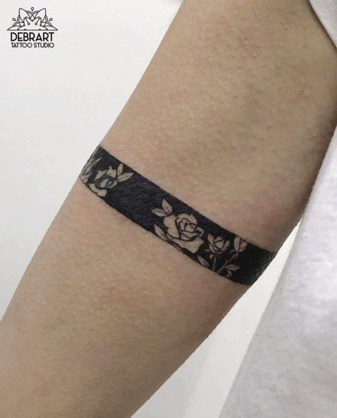 230+ Armband Tattoos for Men and Women (2022) - TattoosBoyGirl Upper Armband Tattoo, Black Band Tattoo, Wrist Band Tattoo, Armband Tattoos For Men, Tattoos For Men And Women, Cuff Tattoo, Armband Tattoos, Armband Tattoo Design, Mens Shoulder Tattoo