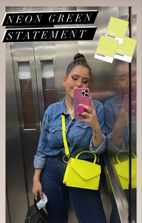 Neon Green Purse Outfit, Neon Green Handbag Outfit, Neon Yellow Bag Outfit, Neon Yellow Purse Outfit, Neon Purse Outfit, Lime Green Purse Outfit, Lime Bag Outfit, Neon Bag Outfit, Lime Green Bag Outfit