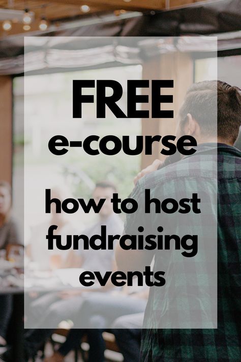 Take this 10-minute course to learn how to host fundraising events to grow your organization. #eventplanning #fundraising #events Course Ideas, Fundraising Events, 10 Minute, Event Planning, To Grow, To Learn, How To Plan