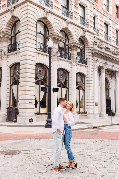 Providence Engagement Photos, Providence Wedding, Location Photoshoot, Downtown Providence, Engagement Announcement Photos, City Model, Engagement Photo Locations, Beach Photography Poses, City Engagement