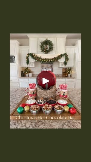 129K views · 6.5K reactions | Christmas hot cocoa bar!🎄Comment CHOCOLATE and I’ll send you links to everything I used!! #walmartpartner 
 I found everything @walmart . I thought this would be such a fun idea for Christmas parties and Christmas gatherings!! I did some white hot chocolate in the ornament drink dispenser, then I did some marshmallows and chocolate chips in the cute little bowls! Then I added some candy cane stir sticks in the Christmas coffee mugs! I did Walmart express delivery and they had everything delivered to my house within a couple of hours!!🎄 It’s so convenient with two small kids at home and for any last minute needs!!🎄 https://liketk.it/4XIgF
@shop.ltk
#LTKit
#LTKhome
#walmartholiday #walmart #christmasparty #entertainingathome #christmastime #christmasideas #ho Ornament Drink, Christmas Hot Cocoa Bar, Christmas Coffee Mugs, Christmas Hot Cocoa, White Hot Chocolate, Kids At Home, Idea For Christmas, Hot Cocoa Bar, Small Kids