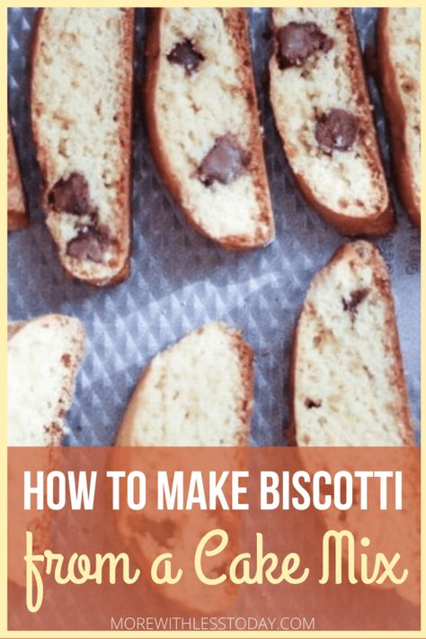 Chocolate Cake Mix Biscotti, Biscotti Cake Mix Recipe, Biscotti Recipe Easy Cake Mixes, Chocolate Chip Biscotti Recipe Easy, Cake Mix Biscotti Recipe Easy, Biscotti Recipes Best, Recipe For Biscotti, Biscotti Recipe Easy, Cake Mix Biscotti