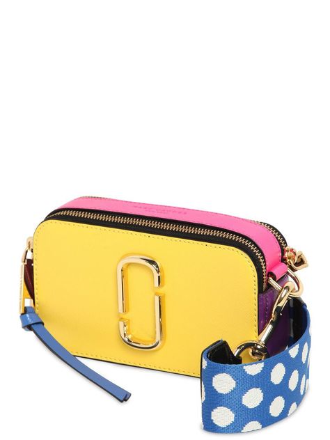 Snapshot Leather Shoulder Bag - Yellow - Marc Jacobs Shoulder bags Marc Jacobs Snapshot Bag, Fashion Store, Leather Shoulder Bag, Marc Jacobs, Bag Accessories, Shoe Accessories, Shoulder Bag, Yellow, Women Shopping