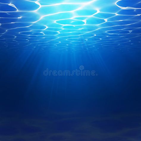 Water Background Drawing, Gosh Painting, Underwater Effect Drawing, Ocean Drawing Underwater, Draw Underwater, Underwater Illustration Art, Simple Underwater Painting, Underwater Art Background, Underwater 2d Design