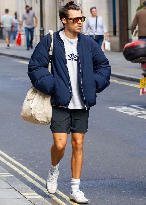 They're still the sneaker of the moment—and they're only $100. Adidas Samba Outfit Shorts, Samba Og Outfit Men, Adidas Samba Outfit Mens, Sambas Adidas Women Outfit, Blue Outfit Men, Adidas Samba Outfit, Black Outfit Men, Samba Shoes, Harry Styles Outfit