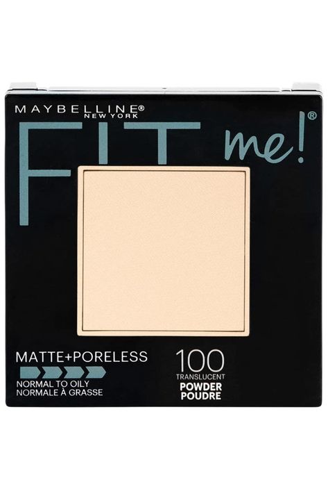 Maybelline Fit Me Matte + Poreless Pressed Face Powder - Maquillaje en polvo compacto, (Natural Ivory), 1 unidad Expensive Makeup Brands, Face Powder Makeup, Powder Translucent, Fit Me Matte And Poreless, New York Fits, Makeup Setting Powder, Wet And Wild, Finishing Powder, Maybelline New York