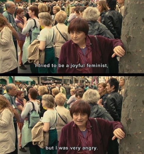 Angry Feminist, Agnes Varda, Feminist Humor, Feminist Artist, I Am Angry, Very Angry, Feminist Quotes, Film Stills, Inspirational People