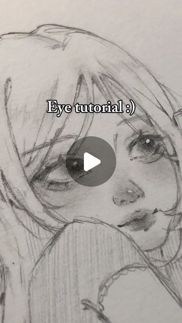 Cute Drawing Ideas Easy Tutorial, Tips For Realistic Drawing, How To Draw A Cute Eye, How To Draw Eyes Aesthetic, Eyes Art Styles Drawing, Realistic Drawings Aesthetic, How To Draw An Eye Tutorial, How To Draw Good Eyes, Cute Eyes Tutorial Drawing