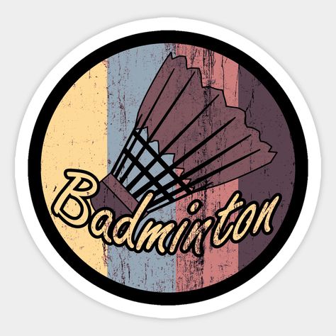 Great gift for every badminton player. Perfect for proud badminton fans, grandpa, grandma, father, mother, daughter, son, colleague at christmas, birthday. Give it to yourself and wear it for training. -- Choose from our vast selection of stickers to match with your favorite design to make the perfect customized sticker/decal. Perfect to put on water bottles, laptops, hard hats, and car windows. Everything from favorite TV show stickers to funny stickers. For men, women, boys, and girls. Physical Education Project, Badminton Stickers, Badminton Pictures, Badminton Logo, Badminton Photos, Women's Badminton, Badminton Player, Pink Drawing, Harry Potter Tumblr