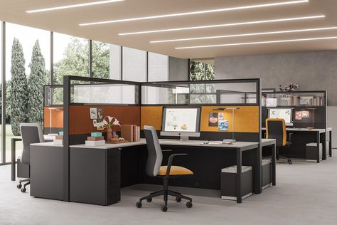 Dieci - Prof Office World Office, Workstations Design, Office Renovation, Modern Office Design, Simple Desk, Office Workstations, Office Layout, Natural Walnut, Home Desk